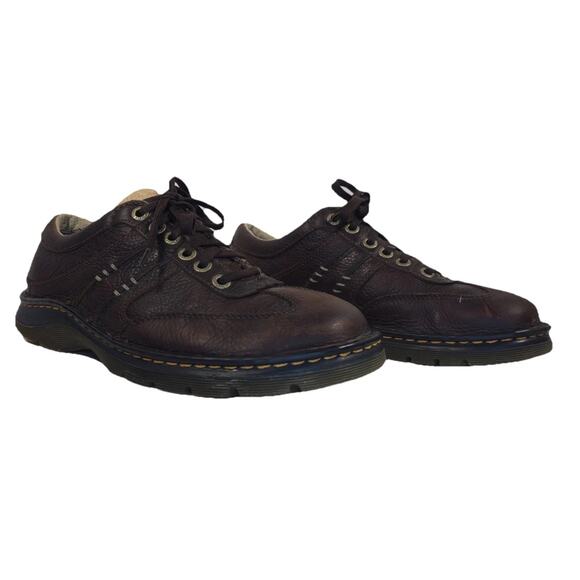Dr Doc Martens Dawes Brown‎ Oxfords Lace Air Wair Shoes Men\'s US 8 M